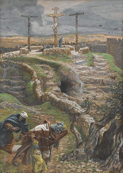 Jesus Alone on the Cross James Tissot